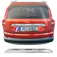 Edelstahl Chrom Kofferraumleiste über Kennzeichen...