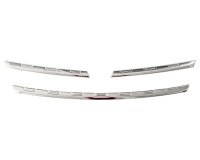 Edelstahl Grill Leisten chrom passend für Renault Trafic | ab BJ 2021 | Facelift