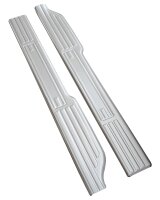 Einstiegsleisten Edelstahl  matt passend für Land Rover Defender | L663 | BJ ab 2020>