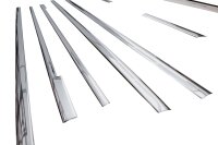 Edelstahl Fensterleisten passend für MB V-Klasse Vito lange Version | W447 | ab 2014> | zwei Schiebetüren